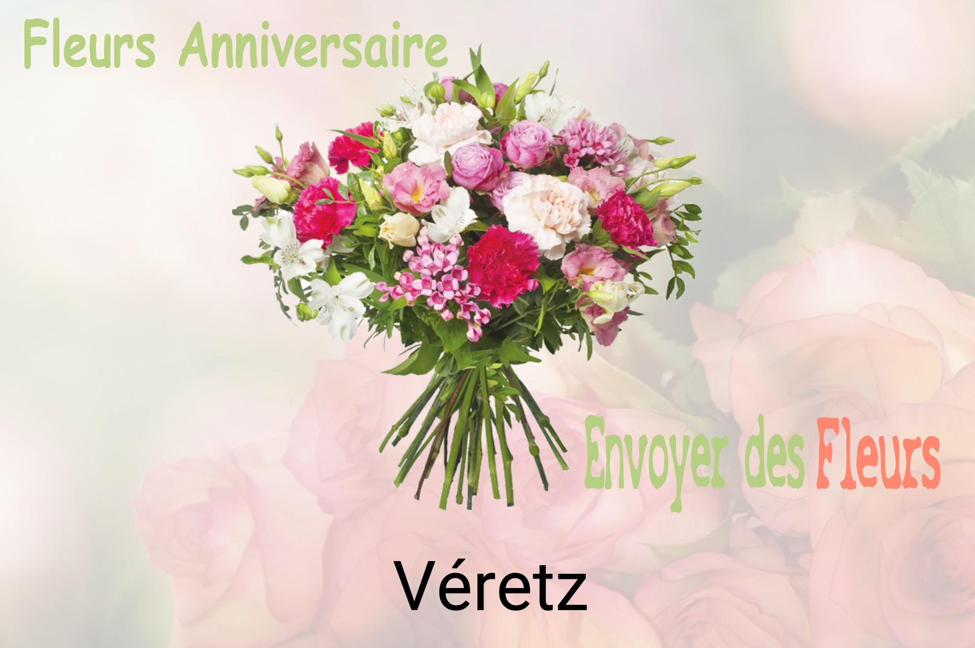 Bouquet de fleurs d’anniversaire livré à Véretz