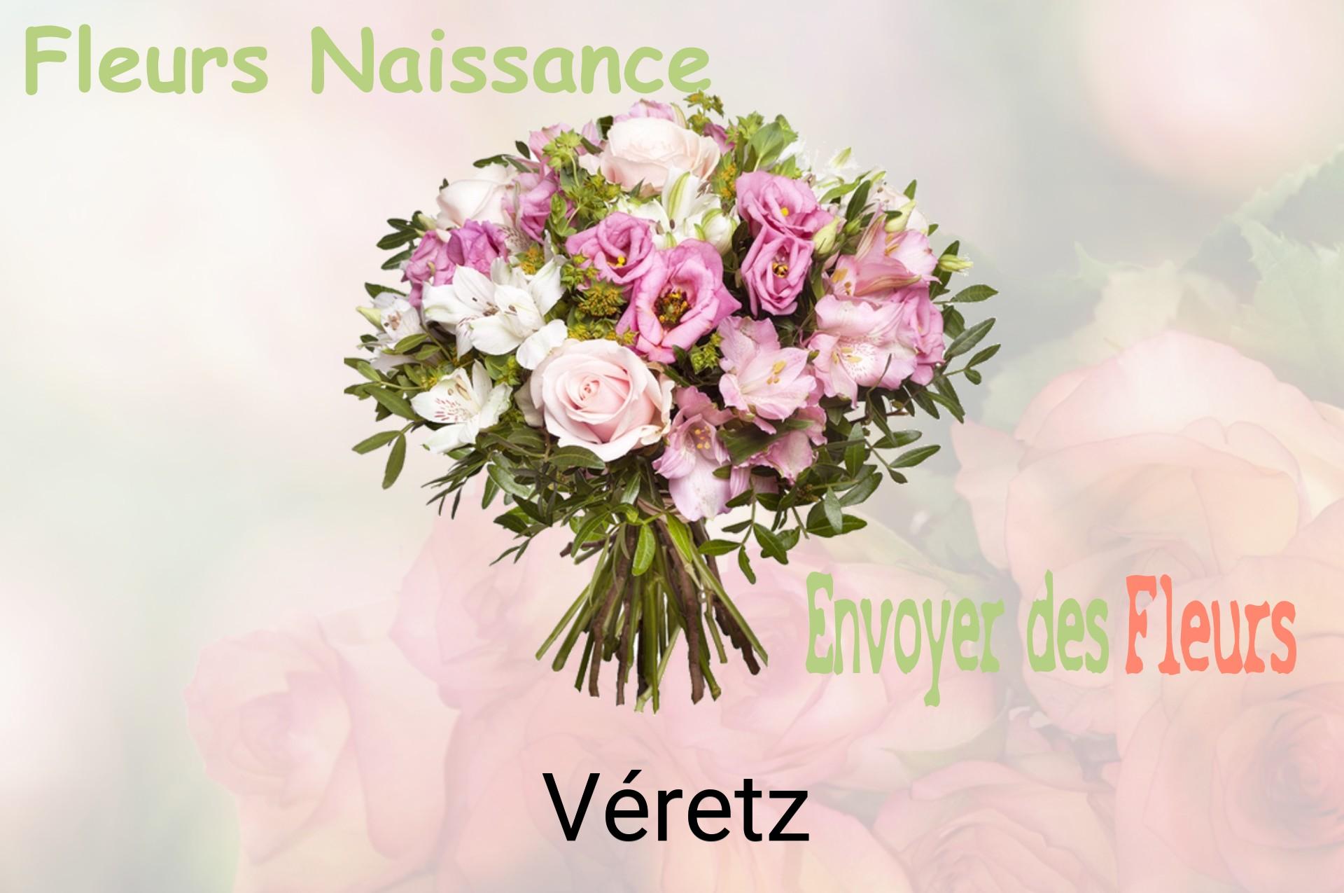 Bouquet de fleurs de naissance livré à Véretz